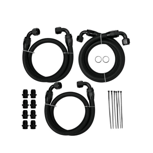 RADREPLA Upgraded Transmission Cooler Lines for 2006-2010 Chevy/GMC 6.6L LBZ