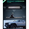 PWOBVZ White LED Front Side Marker Light for Jeep Cherokee