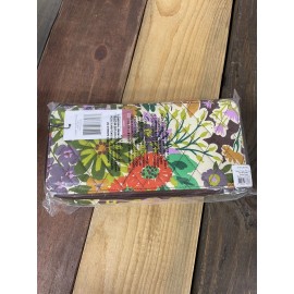 Vera Bradley Large Travel Pill Case Evening Garden Organizer Floral