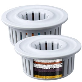 Nuodan 2 Pack Shower Filtered Cartridges, Replacement Multi-Stage Shower Head Filter Cartridge - Longest Lasting High Output Universal Shower Filter Remove Chlorine and Harmful Substances