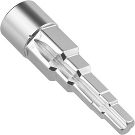 EFFEKTWERK Radiator Valve Spud Wrench, Universal Step Wrench w/ ½” Square Socket Drive, 5 Stage Stepped Wrench for Multiple Sized Radiator Valves Removal