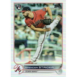 2022 Topps Rainbow Foil Baseball #509 Spencer Strider Rookie Card