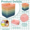 8 Pack Boho Plastic Turn in Paper Trays for Classroom