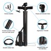 Witheeyou Bike Pump, Bicycle Tire Inflator Portable, Bike Floor Pump