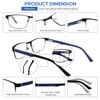 zooxsky Progressive Reading Glasses for Men Premium Metal Full Frame