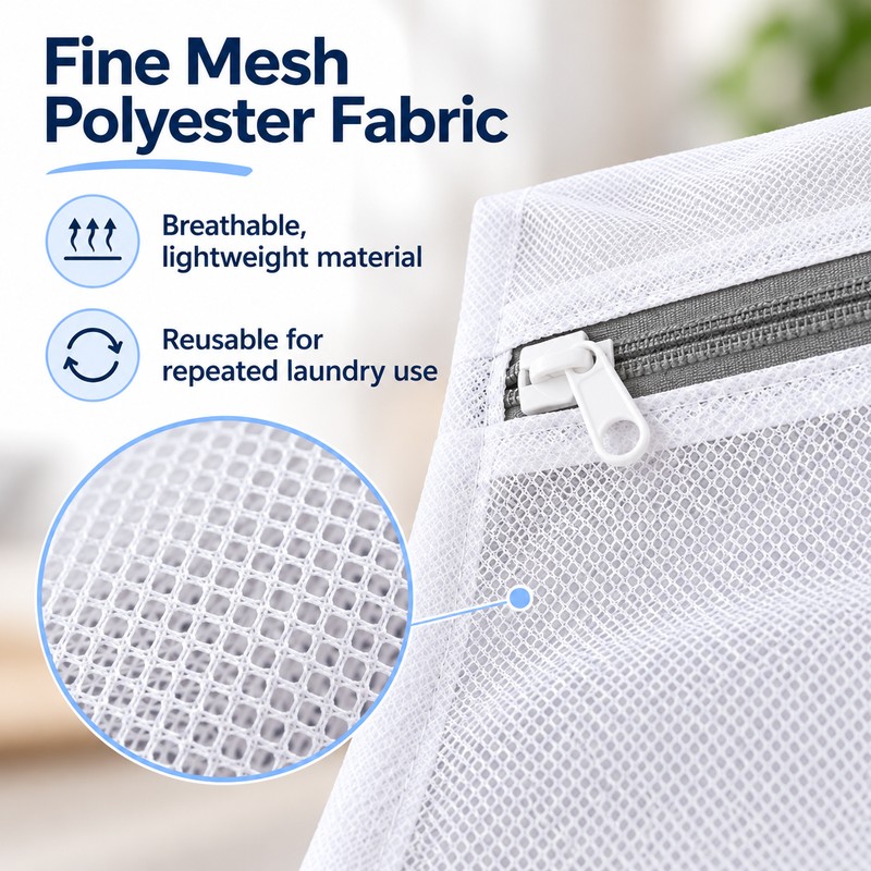 4 Pack Mesh Laundry Bags for Washing Machines – Fine