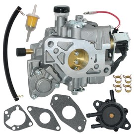 24 853 162-S Carburetor Fits For Kohler 24 853 313 S 24 853 258-S 24 853 307-S 24 853 34-S Compatible with Kohler CH20 CH25 CH730 CH740 25HP 27HP Lawn Mower Engine with Fuel Pump