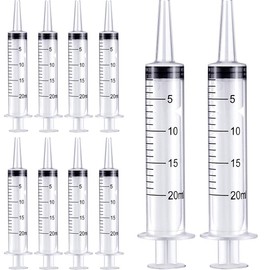 Gufastoe 20ml Syringe-s with Caps (Pack of 20) for Industrial & Scientific
