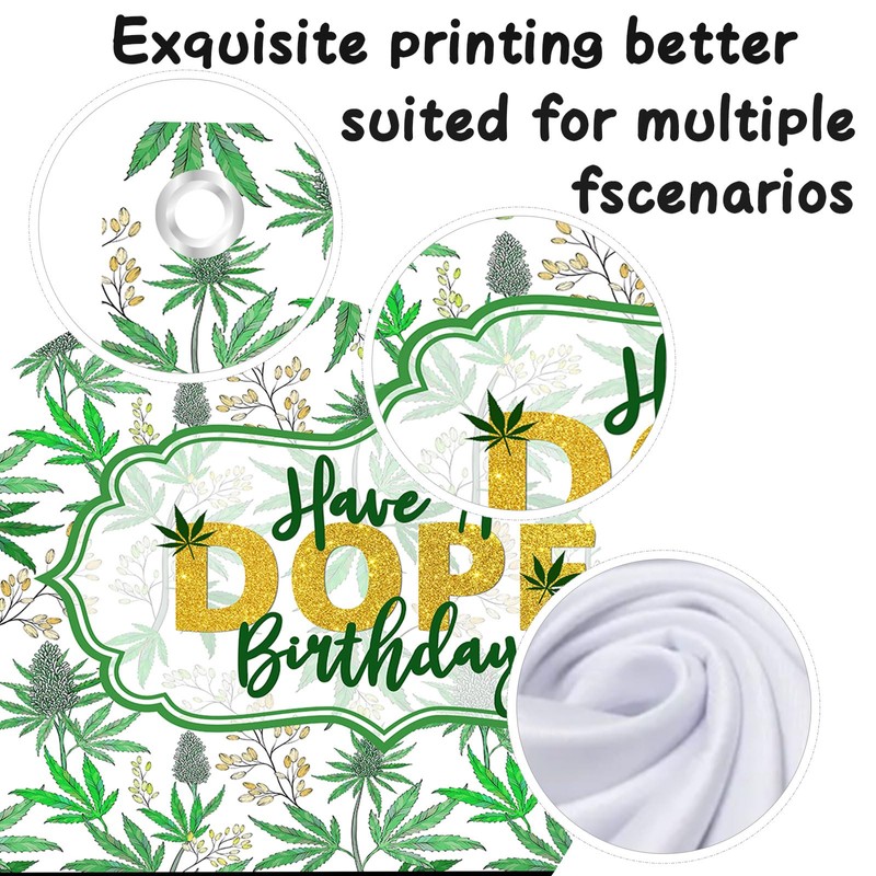 Have a Dope Birthday Backdrop, Weed Theme Birthday Party Decoration