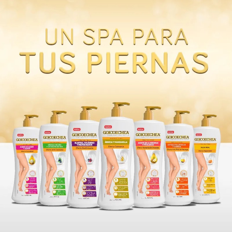 Goicoechea Crema Anticelulitis para Piernas con Extracto de Naranja,