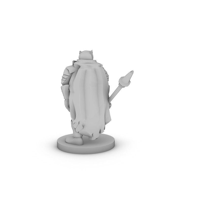 Werebear Knight Tabletop DND Gaming Miniature