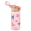 omedecal Kids Water Bottle for School, 16 Oz Plastic Straw