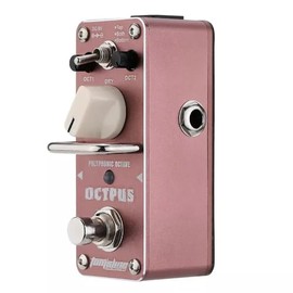Toms Line AOS-3 Octpus Polyphonic Octave Electric Guitar Effects Pedal Brown