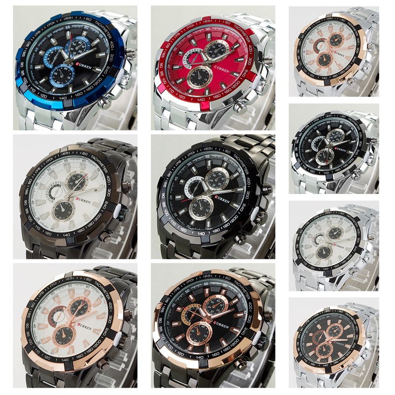 Men Watch Quartz Alloy Business Casual Wrist Watch