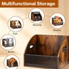 WHEARTED Extra Large Magazine Rack Floor, Farmhouse Magazine Holder,Magazine Storage