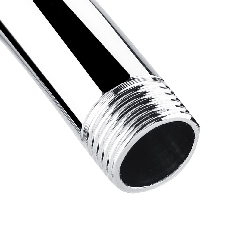 Bathroom Accessory 8inch 201 Stainless Steel High Rise S‑Curved Shower