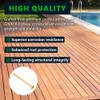 20 Pack 1/4 x 7 inch Heavy-Duty Structural Wood Screws,
