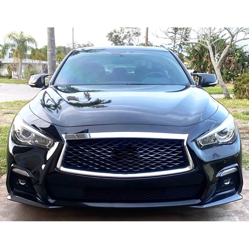 AtticZone Side Mirror Caps Covers Compatible with Infiniti Q50 Q60