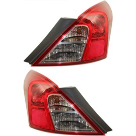 CarLights360: For 2012-2018 Nissan Versa Tail Light Assembly Driver and Passenger Side DOT Certified w/Bulbs | NI2800194 NI2801194 (Vehicle Trim: Sedan)