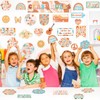 Groovy Class Rules Bulletin Board Decorations - Motivational Cutouts for