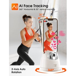 hohem GO Automatische Verfolgung Handyhalterung, 360° Rotation Gestensteuerung für Handy/Tablet, Keine App Erforderlich, Telefonhalterung für Live Vlog Streaming Video