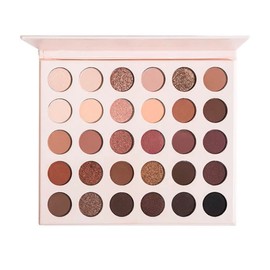 RR Luxury Cosmetics Deeply Pigmented 30pcs Eyeshadow Shades +Ultra Blendable Mattes and High-Shine Shimmers - Up to 14-Hour Wear + Natural Colors Make Up Eye Shadows Cosmetics Palette