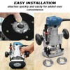 (2 Pack) Template Guide Adapter Compatible with Makita Router 3612B