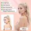 Benehair Claw Clip in Ponytail Hair Extensions 24 Inches Long