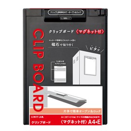 LIHIT LAB A977UM-24 Clipboard with Magnetic A4 Black