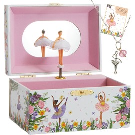 3D Pink Press on Nails Almond - Medium French Tip Fake Nails with Embossed Flower&Gold Bead Designs, Glossy Finish Reusable False Nails with Glue Tabs - 24Pcs Nail Kit for Women Manicure