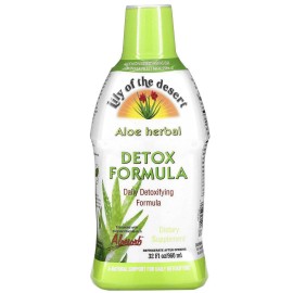 Lily of the Desert Aloe Vera Herbal Detox Juice 32 Fl Oz Daily Support
