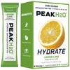 PeakH20 Electrolytes Powder Hydration Packets | Lemon Lime | 72