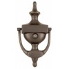 Oil Rubbed Bronze 7" Inch Traditional Door Knocker w/Viewer : 55-2158