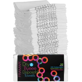 FRAMAR Biodegradable Salon Towels for Hair Stylist – Hair Towels for Women, Disposable Towel, Salon Towel, for Spa, Barber, Gym, Super Absorbent and Extra Soft – 50 Count