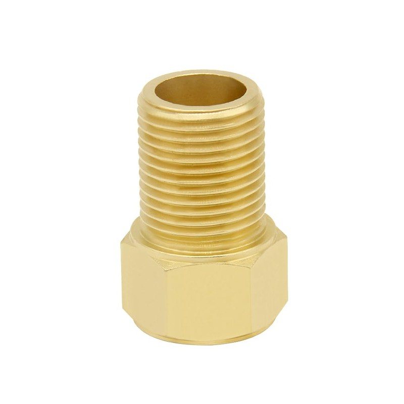 Hooshing 1/2" G Male to 1/2" NPT Female Brass Pipe