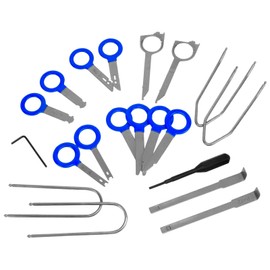 HASKYY 20-Piece Installation Removal Tool I for Radio Navigation I Release I Disassembly Radio Bracket