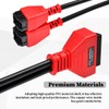 Car 12+8 Pin Connector to OBD2 Adapter, Security Bypass Cable