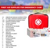 Travel-First Aid-Kit Car-Home 300PCS Survival-Kit Outdoor-Adventure - Small Portable Red