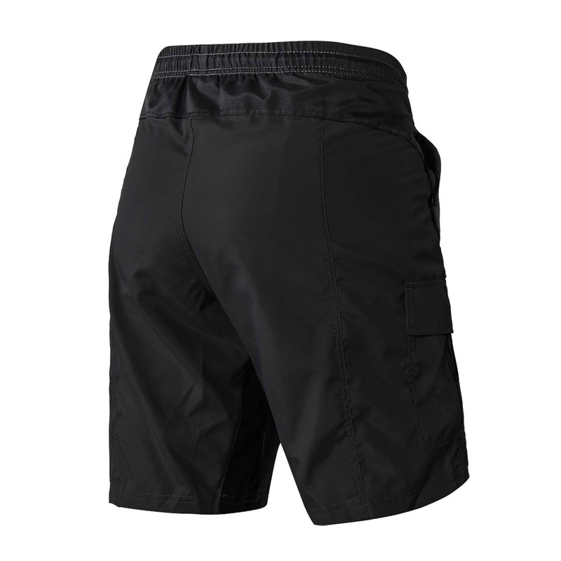 EZRUN Pantalones cortos de ciclismo de montaña acolchados 3D para
