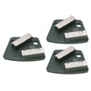 ANKROYU 3PCS Diamond Grinding Shoes, Trapezoid Concrete Grinder with 2