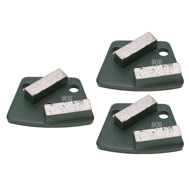 ANKROYU 3PCS Diamond Grinding Shoes, Trapezoid Concrete Grinder with 2
