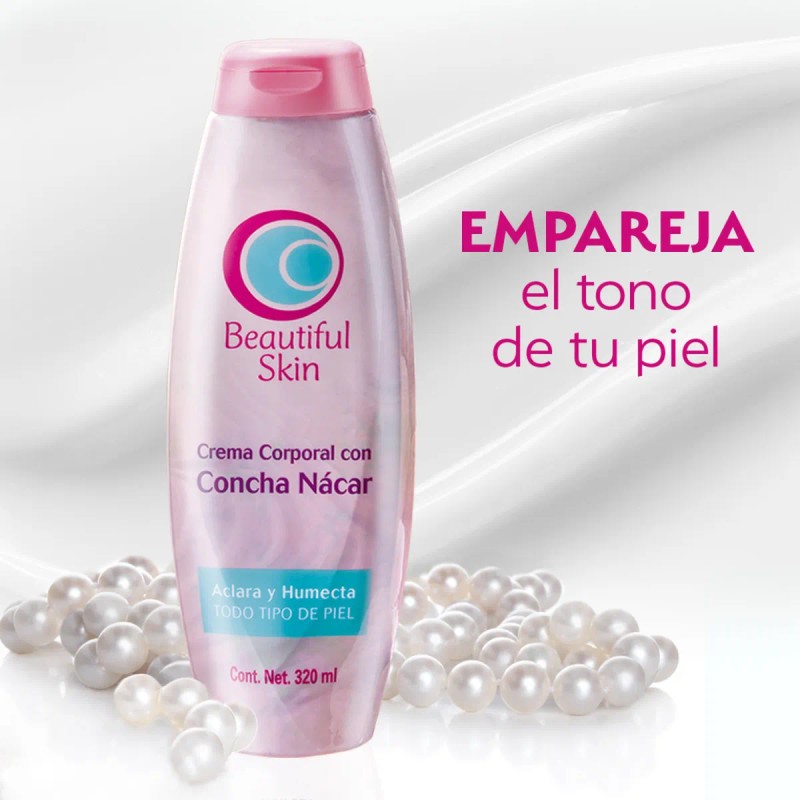 Arabela Crema Corporal Concha Nacar Aclarante Pack Piezas Neutra