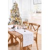 White Faux Fur Table Runner 13 x 108 inch Long