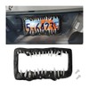 Universal Metal Shark Tooth Teeth Jaws License Plate Frame,Creature Teeth
