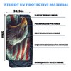 American Flag Eagle Car Windshield Sunshade Folding Patriotic Eagle Heatshield