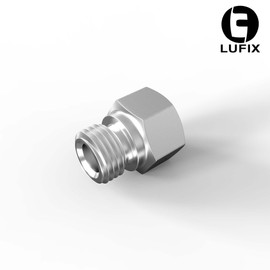 Lufix MK10 Nozzle Stainless Steel 0.2 to 1.0 mm for 1.75 and 3.00 mm 3D Printer Filament, Pack of 3, Nozzle MK10 Hotend and Extruder Replacement Parts, Premium 3D Printer Accessories (0.4 mm)
