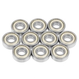 10Pcs 6000zz Metal Sealed Deep Groove Steel Ball Bearing 10x26x8mm
