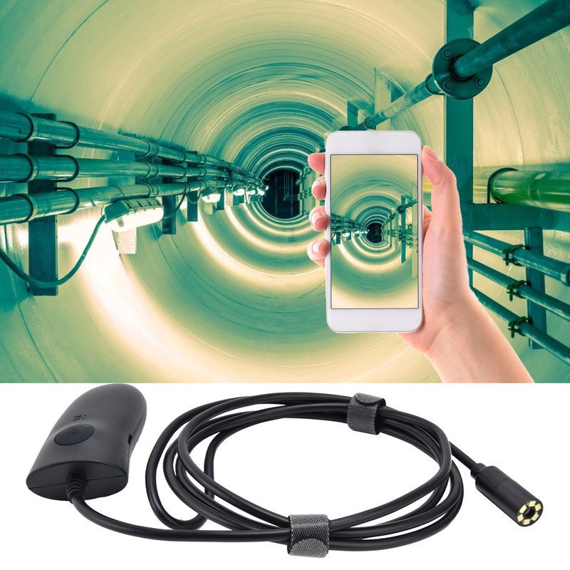 WiFi Endoscope Auto Focusing ABS Borescope Inspection Machine IP68 HD802