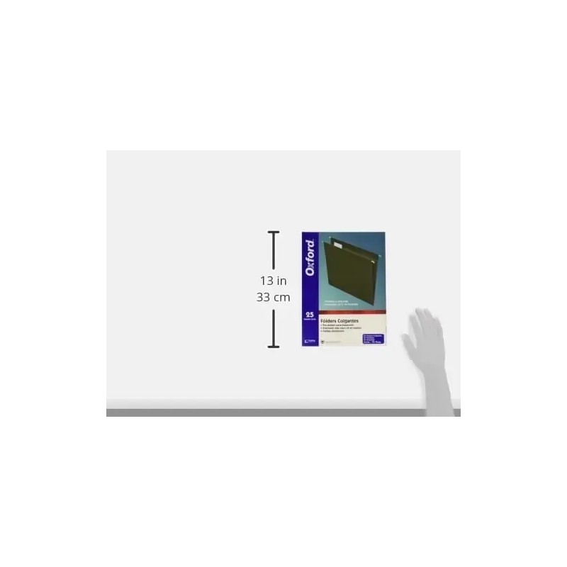 Folder Papel Carta Pendaflex Colgante Color Verde C/25 Pzs