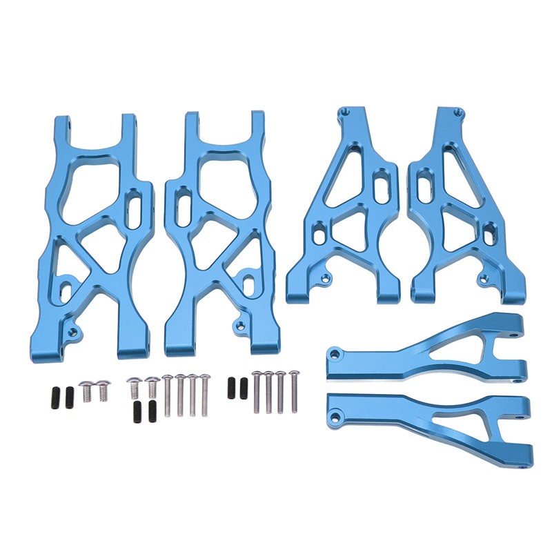 RC Front Rear Suspension Arm Set Aluminum Lower Upper Swing